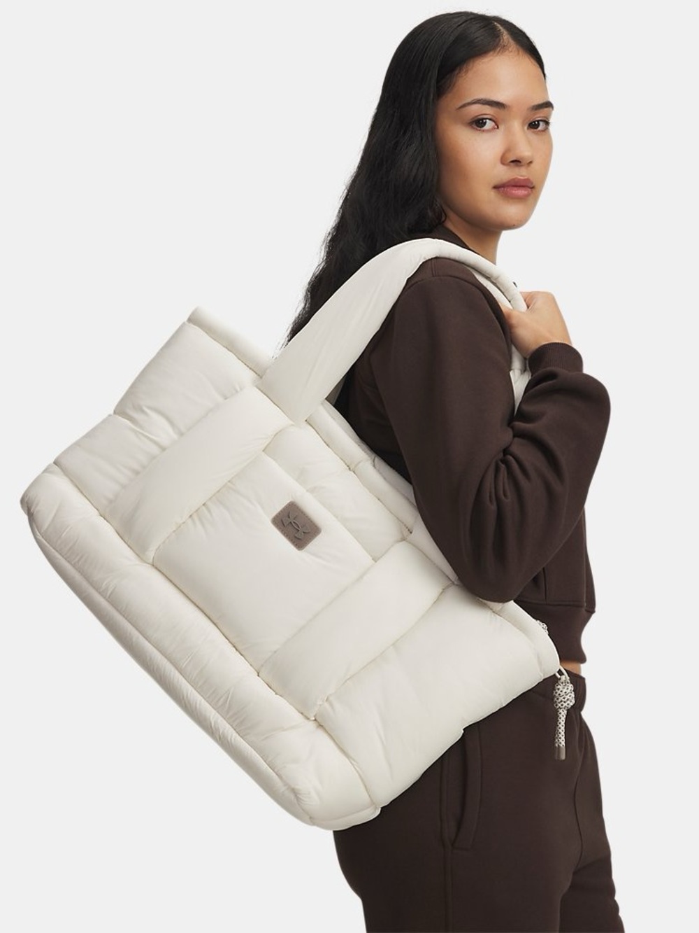 Under Armour studio puffer tote bag large
